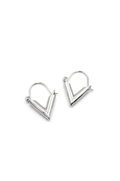 Marsilyan Nvdn- Ieg - V Earrings - Silver Iegrs-Nvdn1