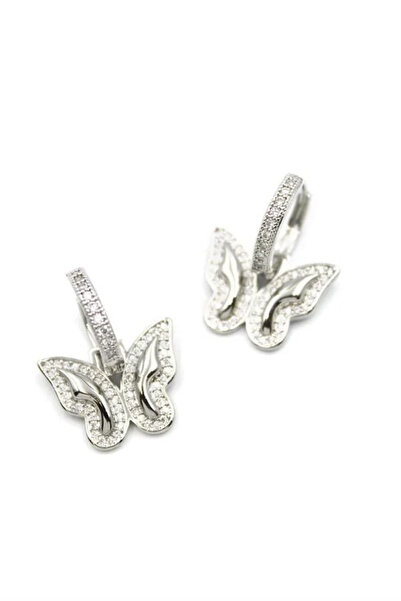 Marsilyan Nvdn- Ieg - Butterfly Earrings - Silver Iegrs-Nvdn1