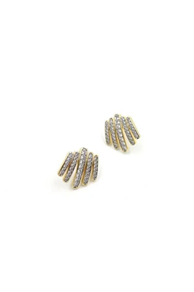 Marsilyan Nvdn- Ieg - Stone Earrings - Gold Iegrs-Nvdn1
