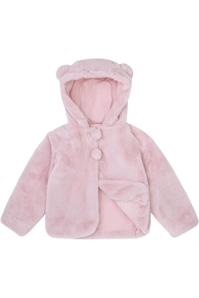 SOLOCOTE Plush Coat for Little Girl Lightweight Kids Hooded Soft Jacket Adora...