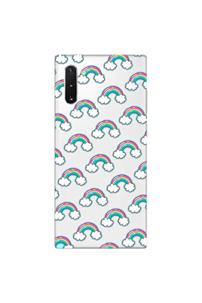Other Samsung Note 10 Plus Cute rainbows Transparent Silicone TPU Θήκη