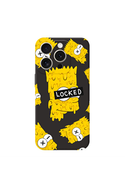 Other Apple Iphone 16 Pro Bart Simpson Black Colored Silicone TPU Θήκη