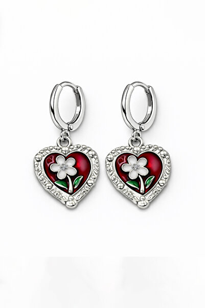 MakeWell Mixed Figure Silver Color Cute Dangle Earrings