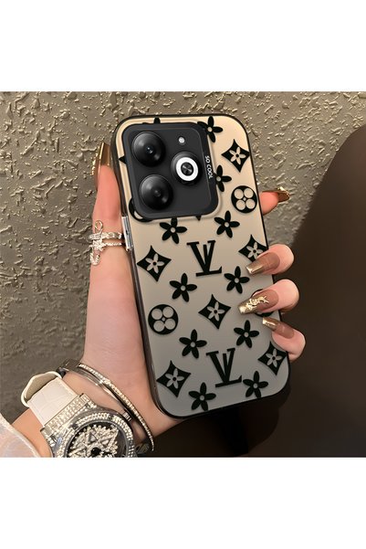 Hontinga حافظة هاتف Infinix Hot 40i متوافقة مع حافظة خلفية صلبة من السيليكون ...