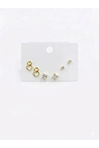 Marsilyan Nvdn- Ieg - Chain Detailed Six-Piece Earrings Iegrs-Nvdn1