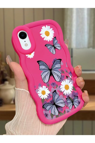 Hontinga حافظة متوافقة مع هاتف iPhone XR، حافظة حماية للكاميرا من السيليكون ا...