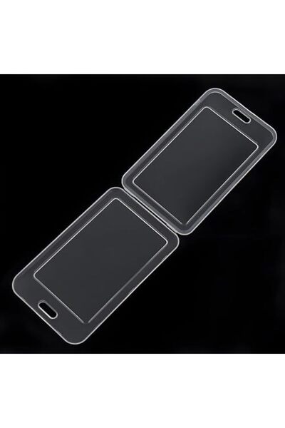 Yıldızan Terra Organik Premium Card Holder Transparent Vertical Name Card Pro...