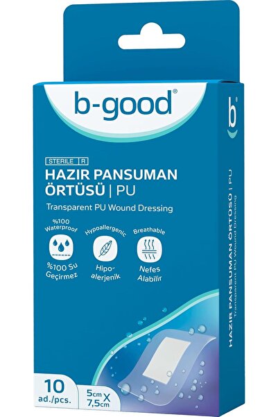 Yıldızan تيرا أورجانيك B-GOOD-ضمادة جاهزة 5 * 7.5 سم 10 قطع تيرا أورجانيك 102...
