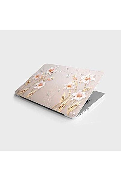 Yıldızan Terra Organic Laptop Computer Notebook Pc Covering Sticker 3D Flower...
