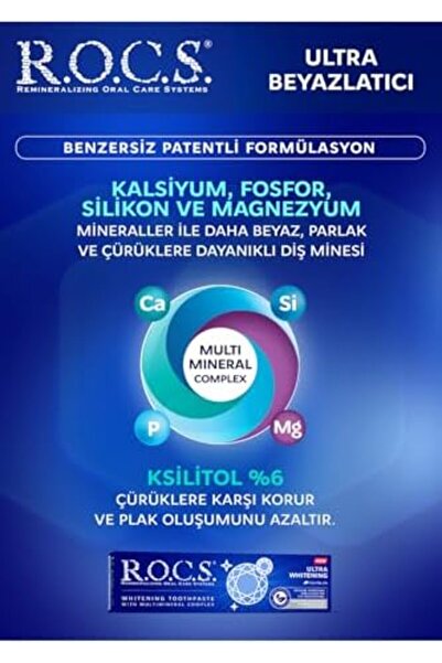 Yıldızan Terra Organik Ultra Whitening Ultra Whitening Toothpaste, 94g Terra ...