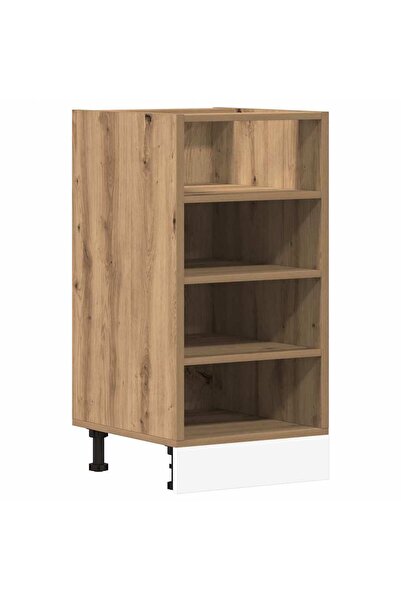 vidaxl Dulap inferior "Riga" stejar artizanal,40x44,5x81,5 cm