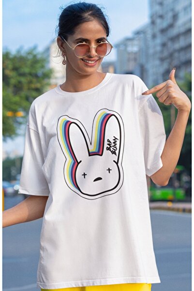 SEVBANO Bad Bunny Rapper Singer Printed Unisex Oversize T-Shirt