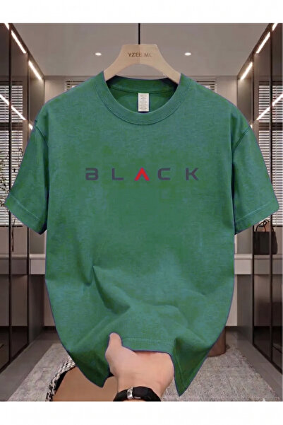 Elfa Tekstil Μπλουζάκι Nefti Yeşil Season Textile Unisex με λαιμόκοψη ποδηλάτ...
