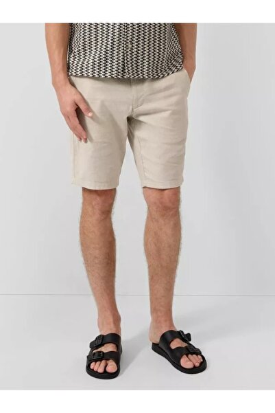 s.Oliver Men's Shorts, Made of Linen Blend, Mid-Rise, Regular Fit, Phoenix, B...