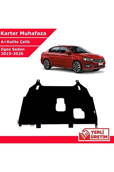 Bagajon Fiat Egea Sedan 2015-2026 Çelik Karter Muhafaza Çelik Koruma Sacı A+ ...