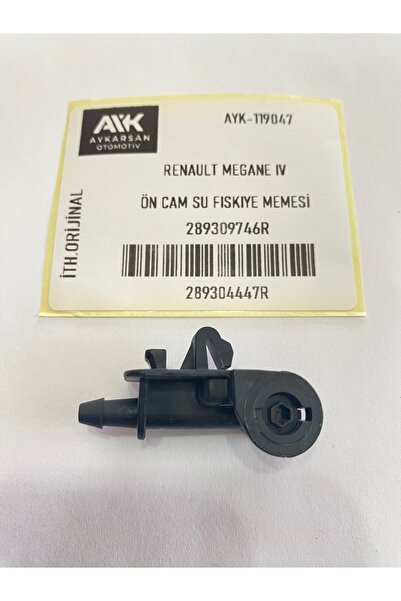 Orjinal Renault Megane 4 Ön Cam Su Fıskiye Memesi Alyan Ayarlı OEM 289304447R...