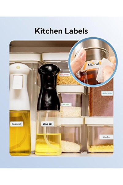 NiiMbot Compatible Labeling Ribbon, Replacement Refill Tapes for B18/N1 Thermal Transfer Label Printer