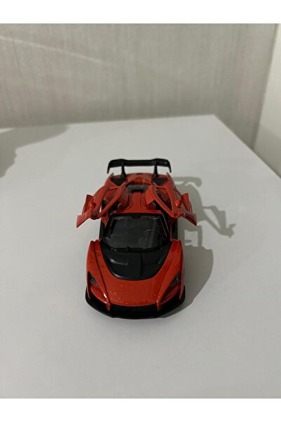 ALYTECH McLaren Senna Tarzı Çek Bırak Oyuncak Araba 12 cm Mor Renk Açılır Kap...