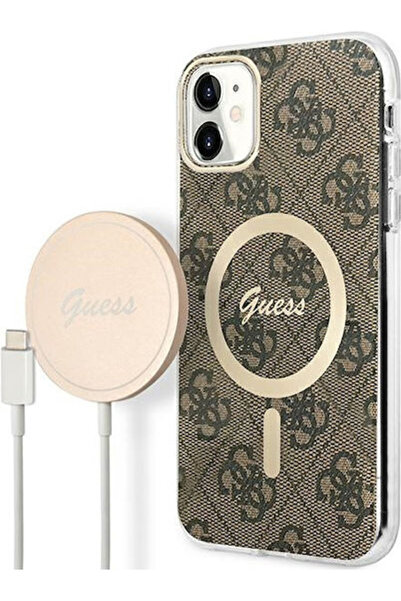 Guess Back Cover Plastic / Silicone Brown (iPhone 11) Code: GUBPN61H4EACSW