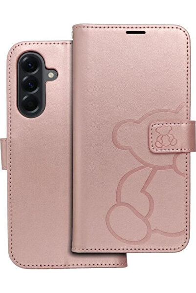 OEM Mezzo Book Σιλικόνης Ροζ Χρυσό (Samsung A56 5G)