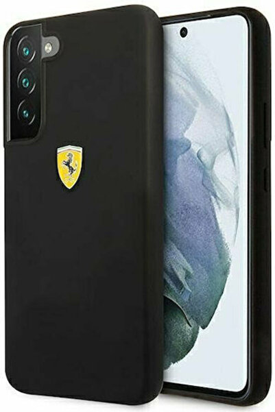 Ferrari On Track Πίσω Κάλυμμα Σιλικόνης Μαύρο (Galaxy S22+) Κωδικός: FESSIHCS...