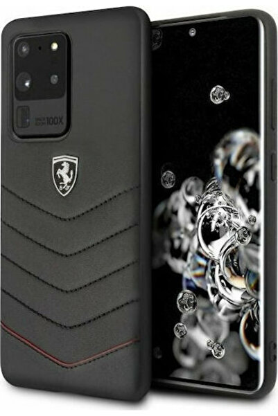 Ferrari Heritage Δερμάτινη Μαύρη Θήκη Πλάτης (Galaxy S20 Ultra) Κωδικός: FEHQ...