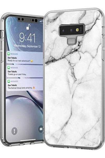 WOZINSKY Μαρμάρινη Πίσω Θήκη Σιλικόνης Λευκή (Redmi Note 9)