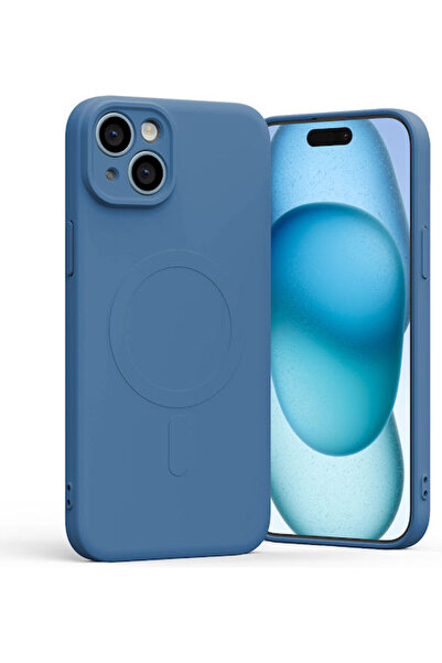 Mercury Husă spate din silicon albastră (iPhone 15 Plus) Cod: 035304