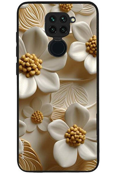 Other Θήκη Sonique Σειράς 3D Λουλουδιών για Xiaomi Redmi Note 9 Λευκή