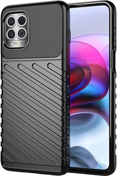 Hurtel Husă spate Thunder din silicon negru (Motorola Moto G100, Edge S)