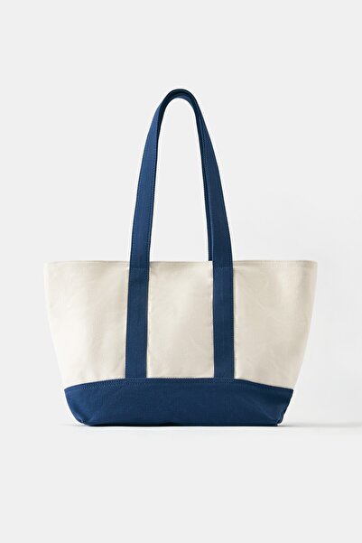 Pull & Bear Kanvas tote çanta