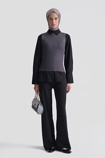 Armine Knitwear Trousers 24Ktd200 Black