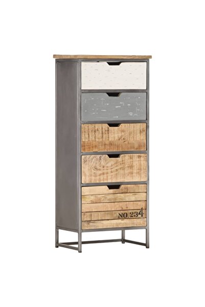vidaxl Dulap cu sertare, 45 x 30 x 105 cm, lemn masiv de mango
