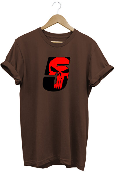 WİDİ Tricou unisex cu imprimeu Craniu, mărimea 5 – Design streetwear cu temat...