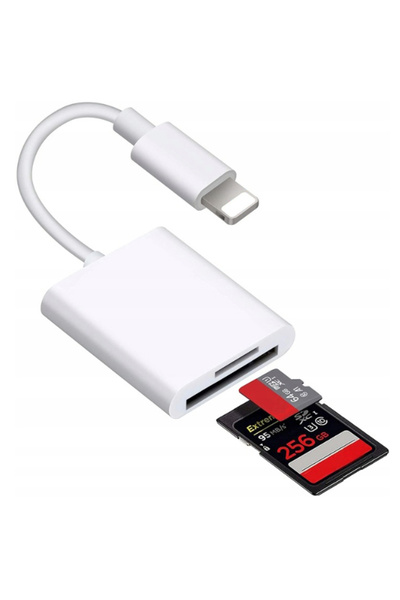 Co2 Cititor de carduri 2-în-1 pentru adaptor iPhone Lightning Micro SD/TF 256GB