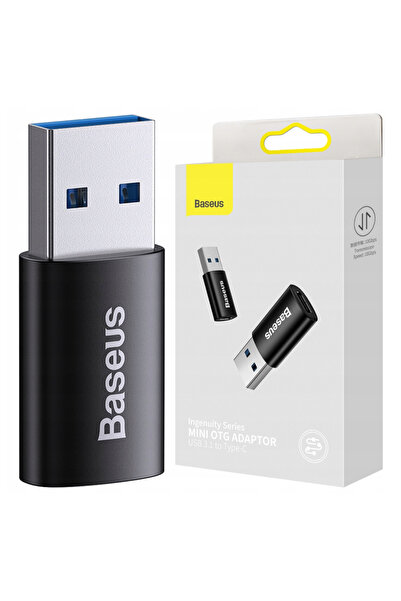 Baseus Otg Adapter Usb-A To Usb-C For Phones Tablets Black