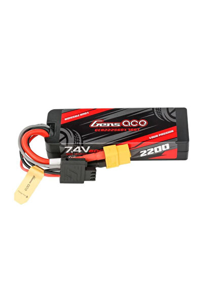 GENS ACE Baterie Lipo G-Tech 2200mAh 7.4V 60C Pentru Modele RC Cu Conector XT60