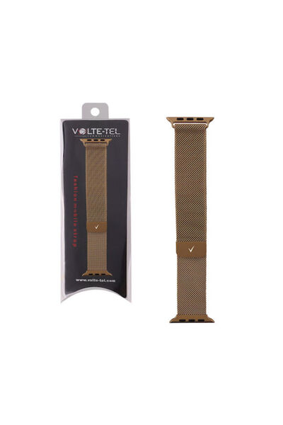 Other Volte-Tel Λουράκι από Ανοξείδωτο Ατσάλι Χρυσό (Apple Watch 44/45/46mm/U...
