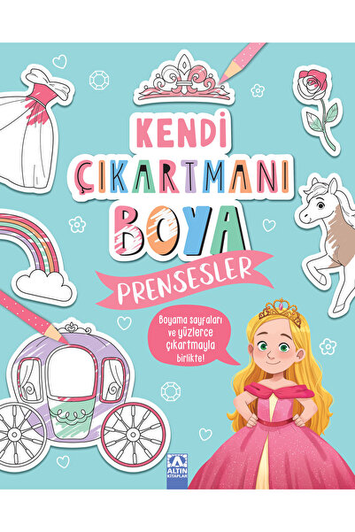 Altın Kitaplar DIY Sticker Paint - Princesses