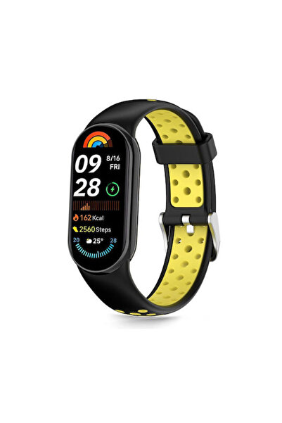 Tech-Protect ICONBAND Λουράκι Σιλικόνης Μαύρο (Smart Band 8 / Smart Band 9)