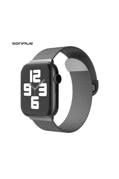 Other Λουράκι Sonique από Ανοξείδωτο Ατσάλι Γκρι (για Apple Watch 38/40/41/42mm)