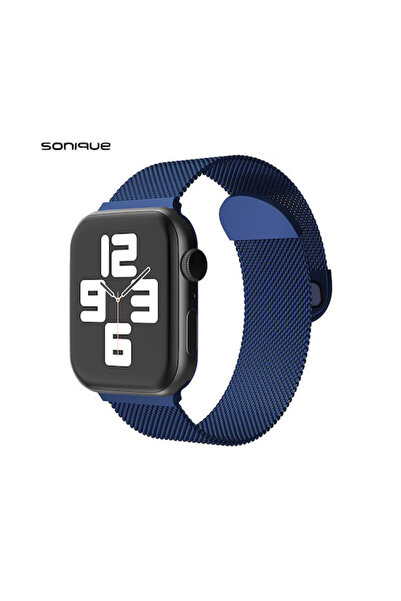 Other Λουράκι Sonique από Ανοξείδωτο Ατσάλι Μπλε (για Apple Watch (42/44/45/4...