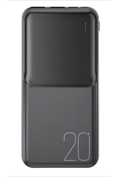 Xo PR252 Power Bank 20000mAh με 2 θύρες USB-A και 1 θύρα USB-C Μαύρο