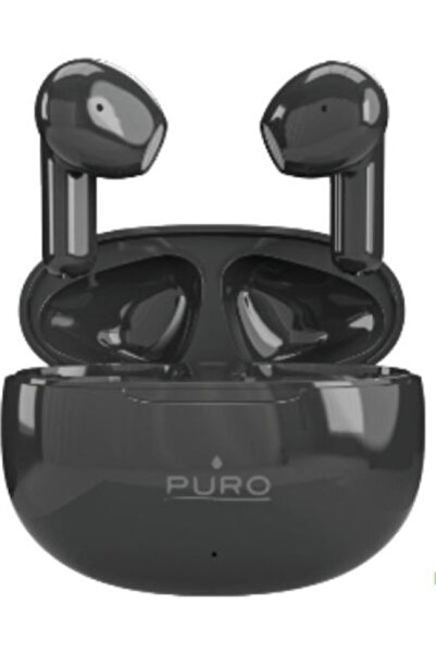Puro Play 3 Ενδοωτικά Ακουστικά Bluetooth Handsfree με Θήκη Φόρτισης Μαύρα