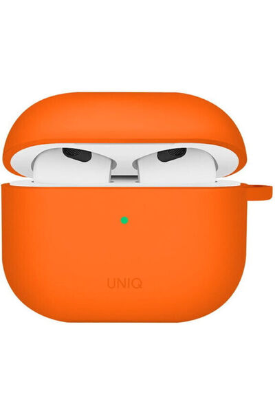 uniq Θήκη σιλικόνης 'nexo' σε πορτοκαλί χρώμα για Apple AirPods 1 / AirPods 2