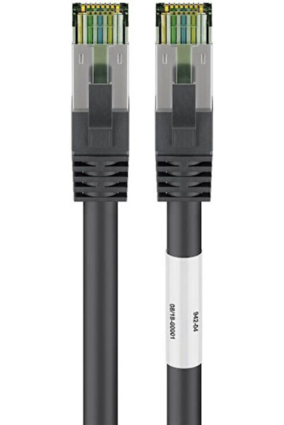 goobay Καλώδιο Ethernet S/FTP Cat.6a 25μ Μαύρο Κωδικός: 66729