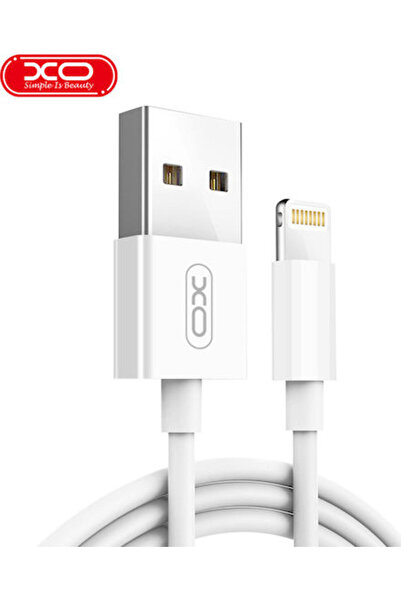 Xo NB47 Καλώδιο USB-A σε Lightning Λευκό 1μ (16.005.0146)