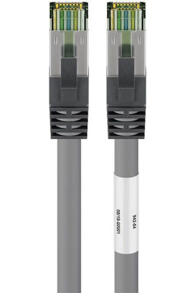 goobay Καλώδιο Ethernet S/FTP Cat.6a Gigabit 25μ Γκρι Κωδικός: 55144