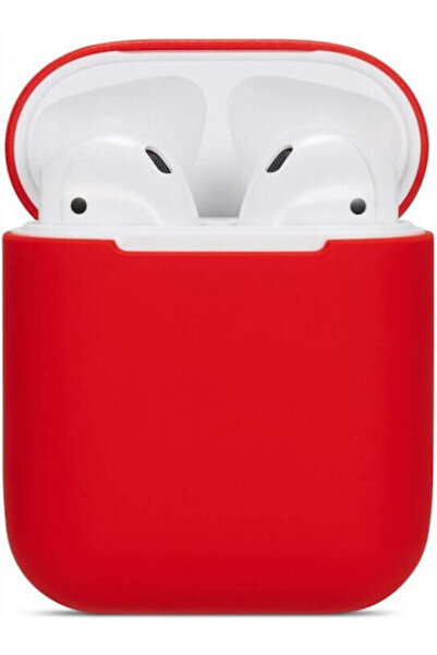 Xo Θήκη σιλικόνης σε κόκκινο χρώμα για Apple AirPods 1 / AirPods 2