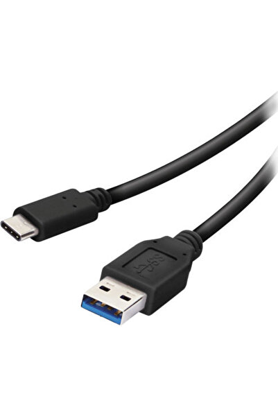 Vivanco Καλώδιο USB 3.1 USB-C αρσενικό - USB-A Μαύρο 1μ
